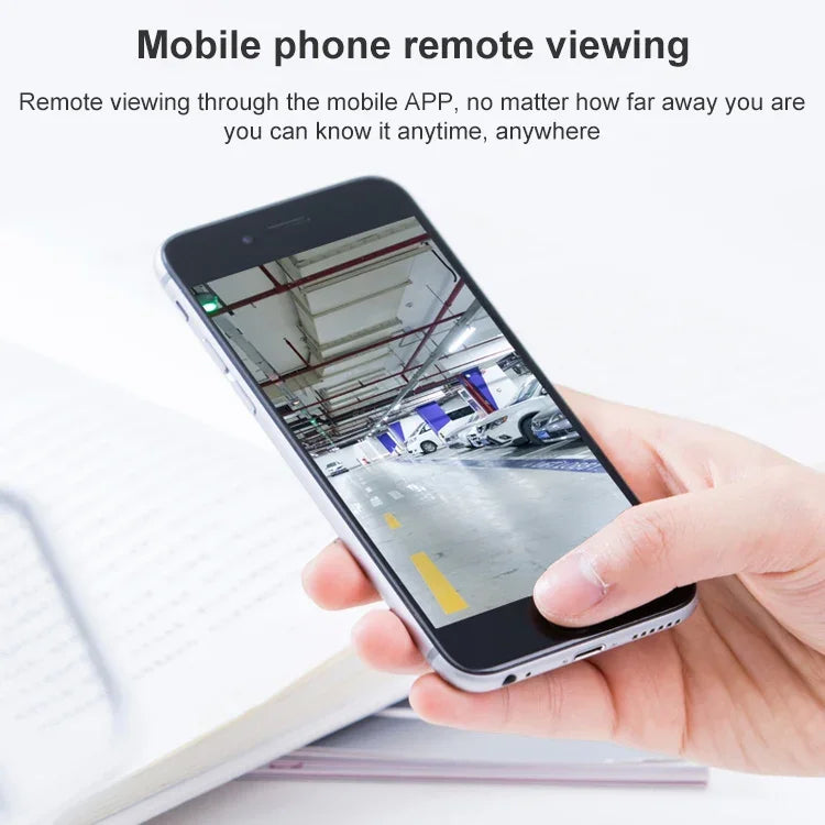 QX2 Câmara Inteligente IP66 Impermeável WiFi Panorâmica HD 1080P 360 Graus a Cores Dia e Noite, Suporta Deteção de Movimento / Voz Bidirecional / Cartão TF, Ficha US, Versão WiFi