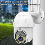 Câmara de Vigilância WiFi QX38 1080P de Alta Definição Câmara Dome Exterior, Suporta Visão Noturna & Voz Bidirecional & Deteção de Movimento, QX38