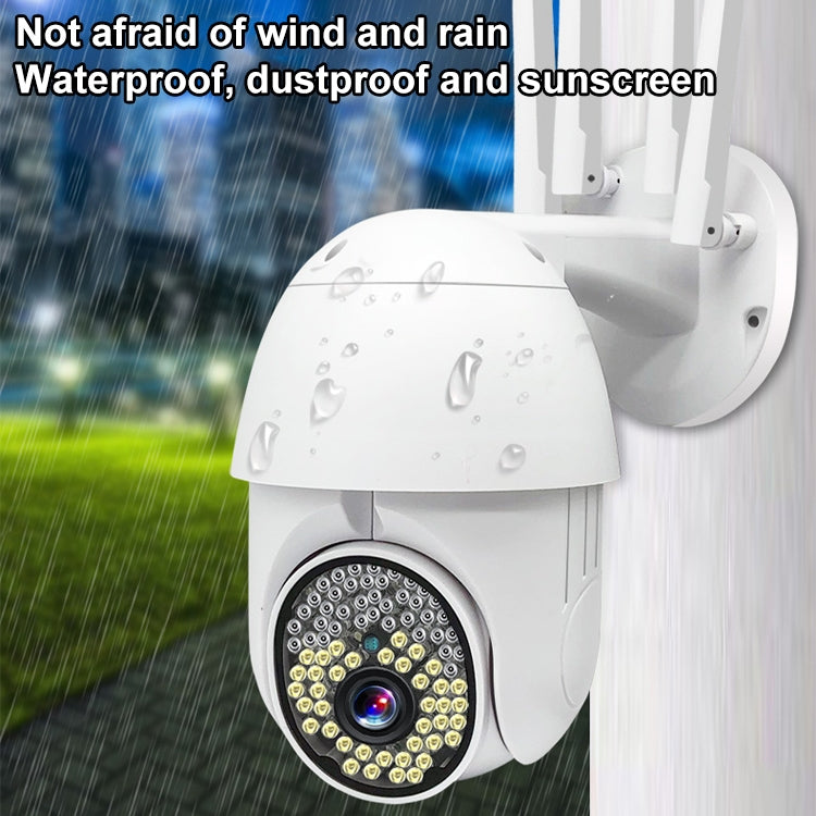 Câmara de Vigilância WiFi QX38 1080P de Alta Definição Câmara Dome Exterior, Suporta Visão Noturna & Voz Bidirecional & Deteção de Movimento, QX38