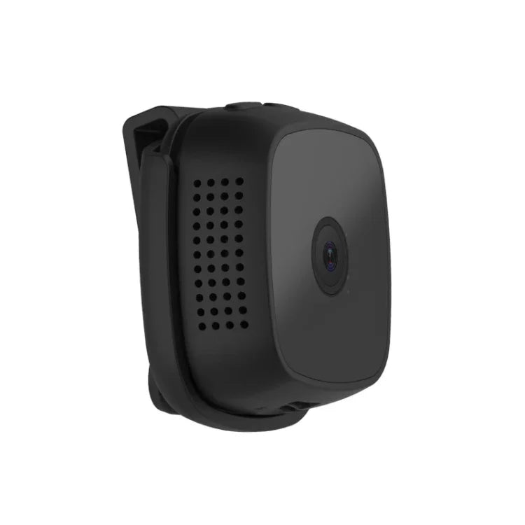 CAMSOY C9 Câmara de Vigilância Inteligente Vestível WiFi Sem Fios HD 1280 x 720P com Ângulo Largo de 70 Graus, Suporta Visão Noturna Infravermelha & Alarme de Deteção de Movimento & Gravação em Loop & Captura Programada, C9