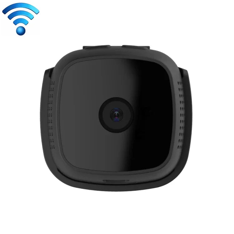 CAMSOY C9 Câmara de Vigilância Inteligente Vestível WiFi Sem Fios HD 1280 x 720P com Ângulo Largo de 70 Graus, Suporta Visão Noturna Infravermelha & Alarme de Deteção de Movimento & Gravação em Loop & Captura Programada, C9