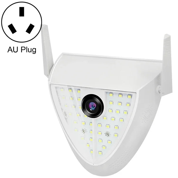 Câmara Inteligente de Jardim DP16 2.0 Megapíxeis 42 LEDs, Suporta Deteção de Movimento / Visão Noturna / Intercomunicador de Voz / Cartão TF, Ficha AU, DP16