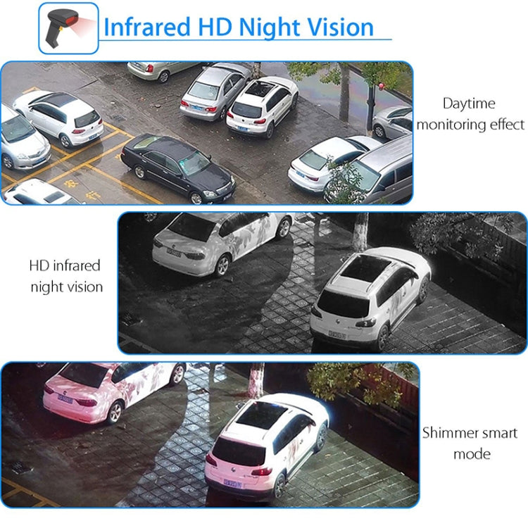 Câmara de Vigilância Sem Fios HD PTZ Segurança Residencial Exterior Câmara Dome de Rede IP66 à Prova de Água, Suporta Visão Noturna & Deteção de Movimento & Cartão TF, Ficha US, 2.0 MP