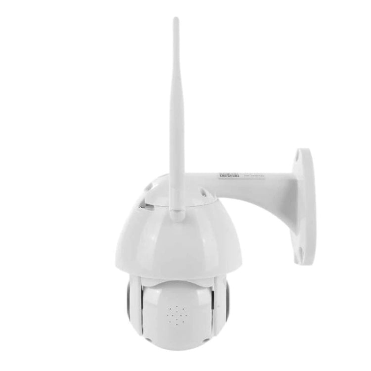 Câmara de Vigilância Sem Fios HD PTZ Segurança Residencial Exterior Câmara Dome de Rede IP66 à Prova de Água, Suporta Visão Noturna & Deteção de Movimento & Cartão TF, Ficha US, 2.0 MP