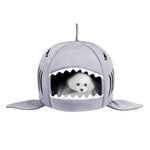 Casa Quente para Cão, Cachorro e Gato para Interior, Cama Ninho para Dormir, Tamanho S: 42x42x42cm
