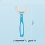 10 PCS Escova de Dentes Suave em Forma de U para Crianças de 6-12 Anos, Estilo: Cabo Reto, Cabo Reto