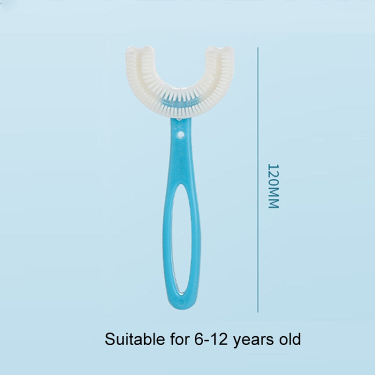 10 PCS Escova de Dentes Suave em Forma de U para Crianças de 6-12 Anos, Estilo: Cabo Reto, Cabo Reto