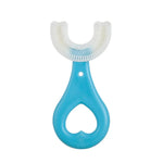 Escova de Dentes Suave em Forma de U para Crianças de 2-6 Anos, Estilo: Forma de Coração, Forma de Coração