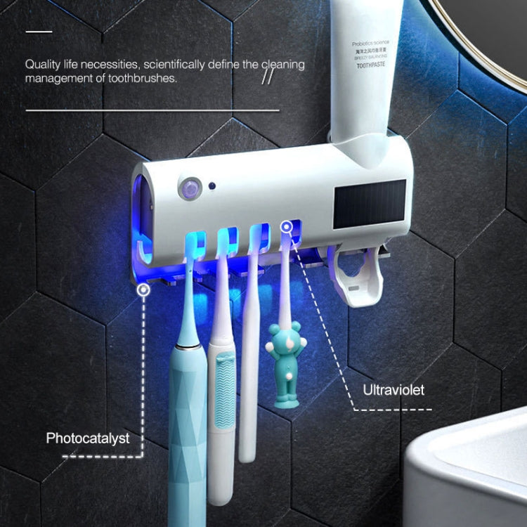 Esterilizador Ultravioleta para Escovas de Dentes Suporte de Parede para Casa de Banho