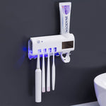 Esterilizador Ultravioleta para Escovas de Dentes Suporte de Parede para Casa de Banho