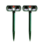 2 Peças de Repelente Ultrassónico Solar Potente com Sensor PIR e Sensor de Luz, Certificação CE / ROHS, 2PCS RC-510