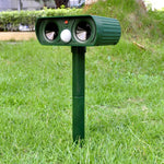 2 Peças de Repelente Ultrassónico Solar Potente com Sensor PIR e Sensor de Luz, Certificação CE / ROHS, 2PCS RC-510
