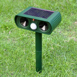2 Peças de Repelente Ultrassónico Solar Potente com Sensor PIR e Sensor de Luz, Certificação CE / ROHS, 2PCS RC-510