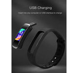 SMA-B3 Pulseira Inteligente Bluetooth de 0,96 polegadas, IP67 à Prova de Água, Suporta Monitorização de Atividades / Frequência Cardíaca / Pressão Arterial / Captura Remota, SMA-B3/Laranja, SMA-B3/Verde, SMA-B3/Azul, SMA-B3/Preto