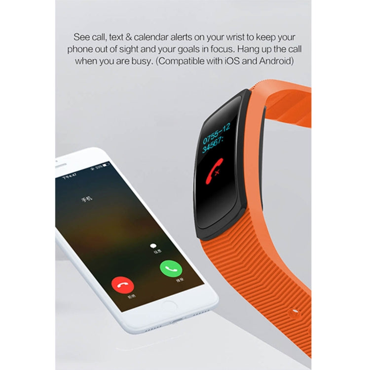 SMA-B3 Pulseira Inteligente Bluetooth de 0,96 polegadas, IP67 à Prova de Água, Suporta Monitorização de Atividades / Frequência Cardíaca / Pressão Arterial / Captura Remota, SMA-B3/Laranja, SMA-B3/Verde, SMA-B3/Azul, SMA-B3/Preto