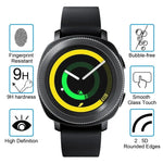 2 UN ENKAY Hat-Prince para Samsung Gear Sport Smart Watch Filme de Vidro Temperado à Prova de Explosão com Dureza de Superfície 0.2mm 9H 2.15D, Para Samsung Gear Sport (2 UN)
