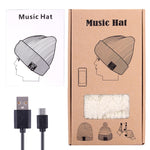 Gorro de Inverno Quente com Auscultadores Bluetooth e Mic, Textura Ondulada Tricotada, para Rapazes, Raparigas e Adultos