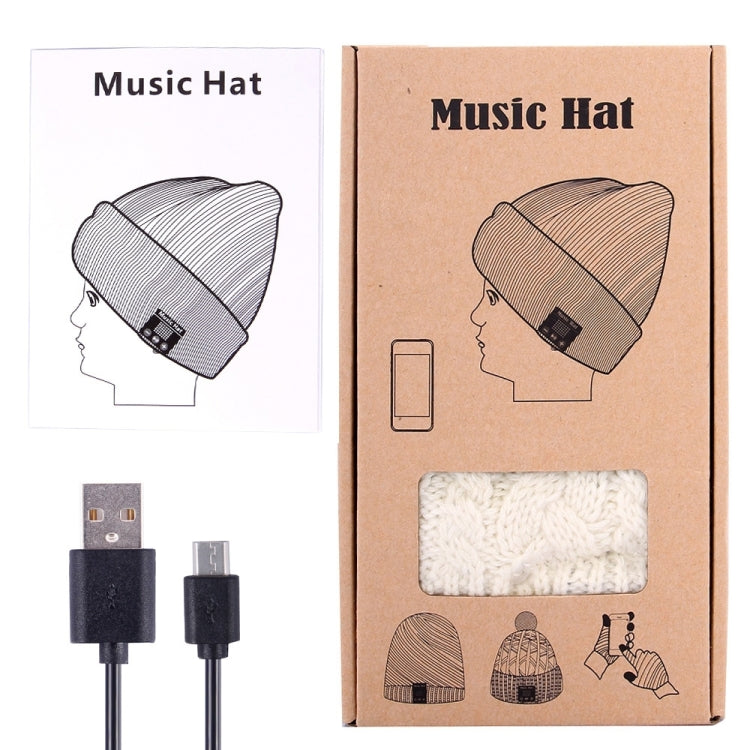 Gorro de Inverno Quente com Auscultadores Bluetooth e Mic, Textura Ondulada Tricotada, para Rapazes, Raparigas e Adultos