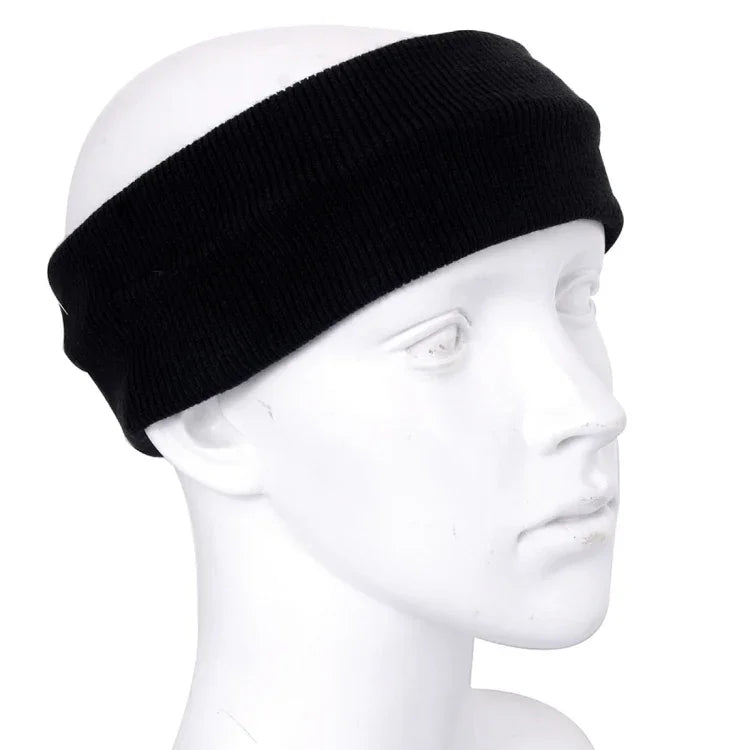 Bandana Desportiva Tricotada Bluetooth com Microfone para Música Handsfree para iPhone / Samsung e Outros Dispositivos Bluetooth