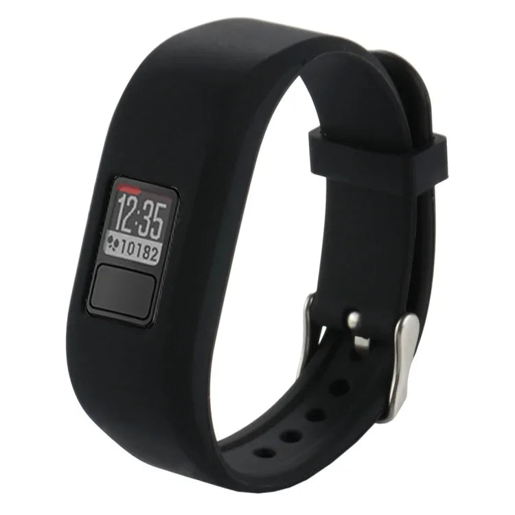 Para Garmin Vivofit 3 Smartwatch Pulseira de Silicone, Comprimento: cerca de 24,2cm