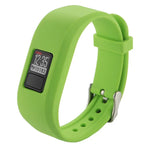 Para Garmin Vivofit 3 Smartwatch Pulseira de Silicone, Comprimento: cerca de 24,2cm