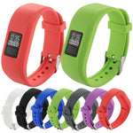 Para Garmin Vivofit 3 Smartwatch Pulseira de Silicone, Comprimento: cerca de 24,2cm