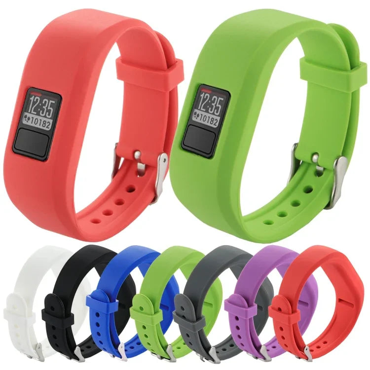Para Garmin Vivofit 3 Smartwatch Pulseira de Silicone, Comprimento: cerca de 24,2cm