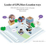 Smartwatch GPS D99+ com Ecrã LCD HD de 1,22 polegadas para Idosos, Impermeável, Suporta Posicionamento GPS + LBS + WiFi / Chamadas Bidirecionais / Monitorização de Voz / Socorro com Um Toque / Alarme de Pulso Fora / Cerca de Segurança, D99+ Ouro Rosa