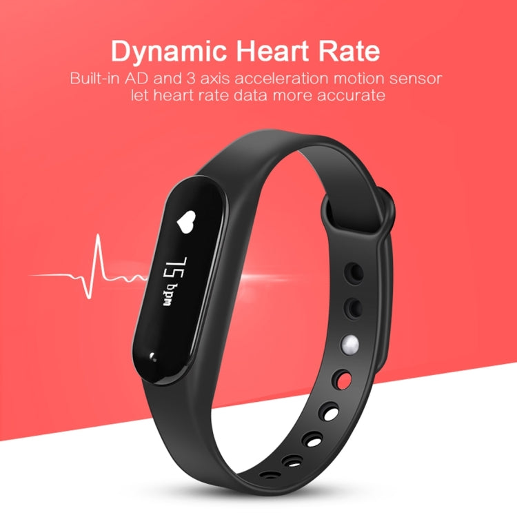 CHIGU C6 0.69 inch OLED Display Bluetooth Smart Bracelet, Support Heart Rate Monitor / Pedometer / Calls Remind / Sleep Monitor / Sedentary Reminder / Alarm / Anti-lost, Compatible with Android and iOS Phones, CHIGU C6 Blue, CHIGU C6 Baby Purple       ...