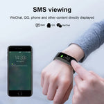 Pulseira Inteligente CK17S com Ecrã IPS de 0,96 polegadas, Resistente à Água IP67, Suporta Lembrete de Chamadas / Monitorização da Frequência Cardíaca / Monitorização da Pressão Arterial / Monitorização do Sono