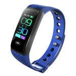 Pulseira Inteligente CK17S com Ecrã IPS de 0,96 polegadas, Resistente à Água IP67, Suporta Lembrete de Chamadas / Monitorização da Frequência Cardíaca / Monitorização da Pressão Arterial / Monitorização do Sono