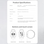 Pulseira Inteligente DTNO.1 G12 com Ecrã OLED a Cores de 1,3 polegadas, Resistente à Água IP67, Bracelete de Nylon, Suporta Lembrete de Chamadas / Monitorização da Frequência Cardíaca / Lembrete de Sedentarismo / Modo Multi-desporto
