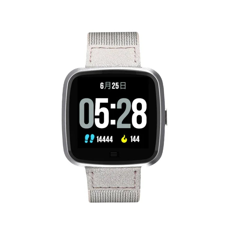 Pulseira Inteligente DTNO.1 G12 com Ecrã OLED a Cores de 1,3 polegadas, Resistente à Água IP67, Bracelete de Nylon, Suporta Lembrete de Chamadas / Monitorização da Frequência Cardíaca / Lembrete de Sedentarismo / Modo Multi-desporto