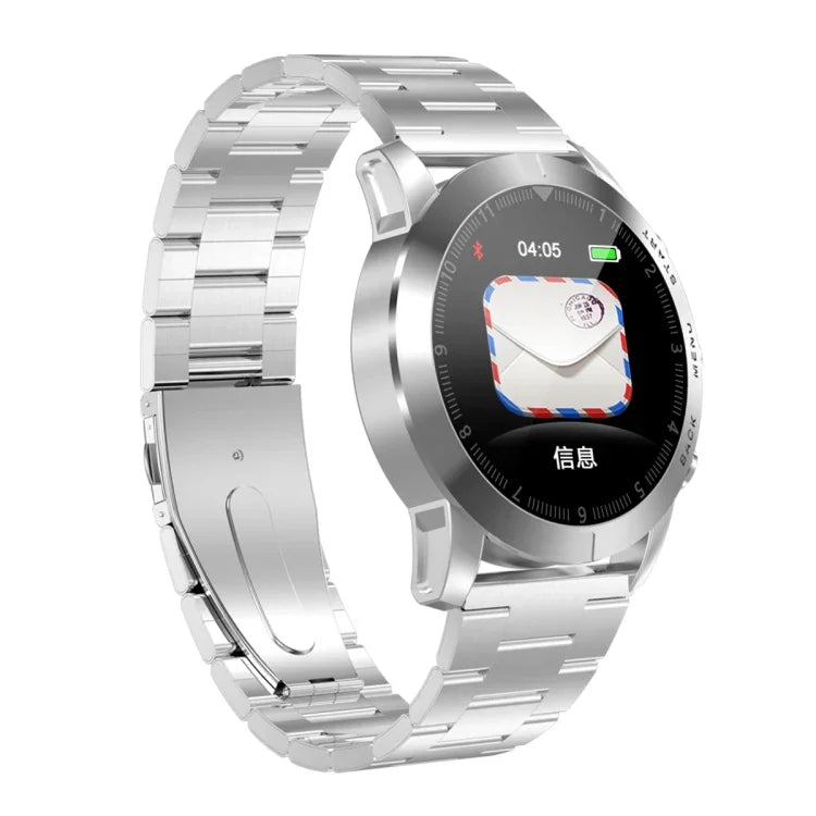 Pulseira Inteligente DTNO.1 S10 com Ecrã TFT a Cores de 1,3 polegadas, Resistente à Água IP68, Bracelete de Aço, Suporta Lembrete de Chamadas / Monitorização da Frequência Cardíaca / Monitorização do Sono / Modo Multi-desporto