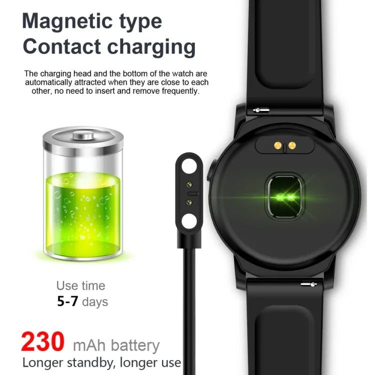 DK02 Pulseira Inteligente IP67 à Prova de Água com Ecrã IPS a Cores de 1,3 polegadas, Suporta Lembrete de Chamadas / Monitorização da Frequência Cardíaca / Monitorização do Sono / Lembrete de Sedentarismo