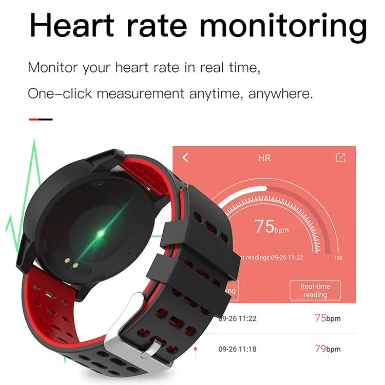 KY108 Pulseira Inteligente 1,3 polegadas 240x240 Resolução IP67 à Prova de Água, Suporta Lembrete de Chamadas / Monitorização da Frequência Cardíaca / Monitorização do Sono / Monitorização da Pressão Arterial / Monitorização do Oxigénio no Sangue