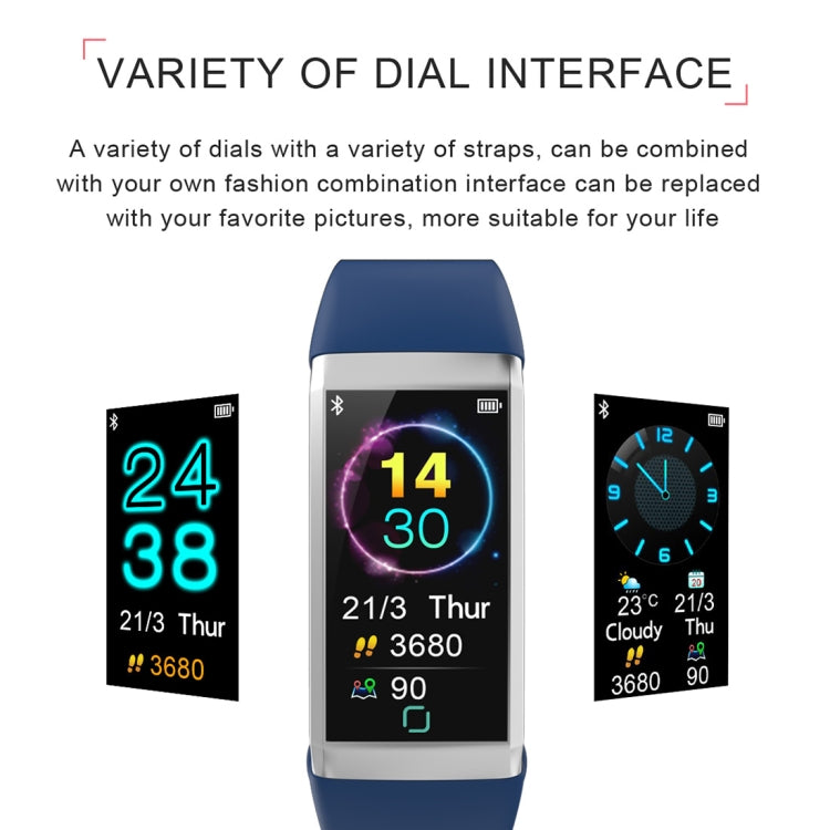 TD19 Pulseira Inteligente IP67 à Prova de Água com Ecrã IPS de 1,14 polegadas, Suporta Lembrete de Chamadas / Monitorização da Frequência Cardíaca / Monitorização da Pressão Arterial / Monitorização do Sono / Câmara Remota