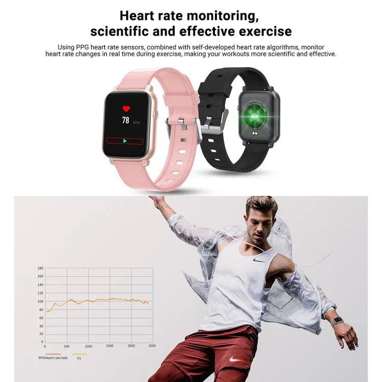 SMA-F1 Relógio Desportivo Inteligente IP68 à Prova de Água com Ecrã TFT Full Touch de 1,3 polegadas, Suporta Monitorização Dinâmica da Frequência Cardíaca, Pressão Arterial e Sono / Bluetooth / Alarme / Controlo por Foto, SMA-F1