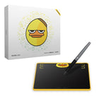 HUION HS64 Chips Edição Especial 5080 LPI Mesa Digitalizadora para Desenho com Caneta Sem Bateria para Diversão, HS64