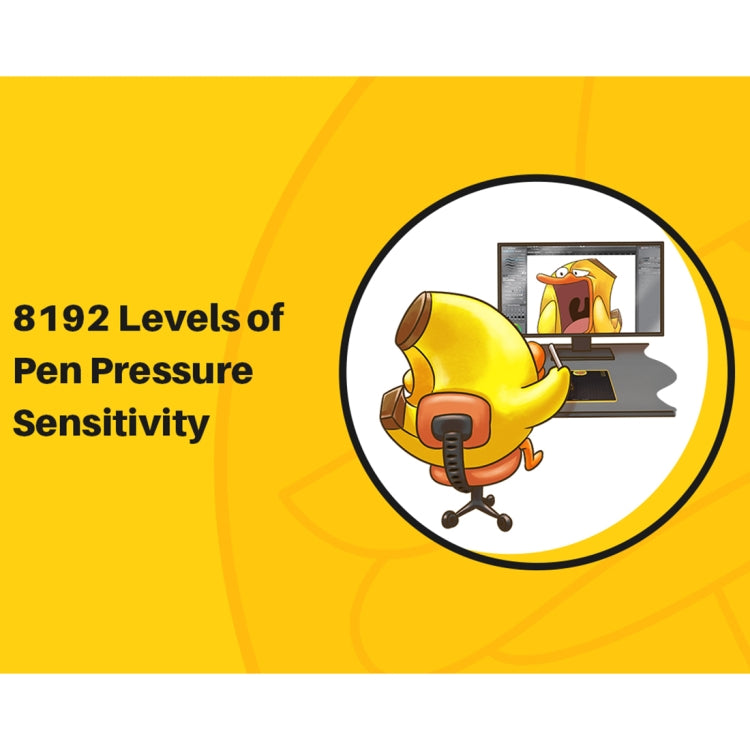 HUION HS64 Chips Edição Especial 5080 LPI Mesa Digitalizadora para Desenho com Caneta Sem Bateria para Diversão, HS64