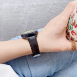 Para Samsung Galaxy Watch 22mm Pulseira Pequena Universal de Relógio Inteligente em Pele Dupla Face, 22mm