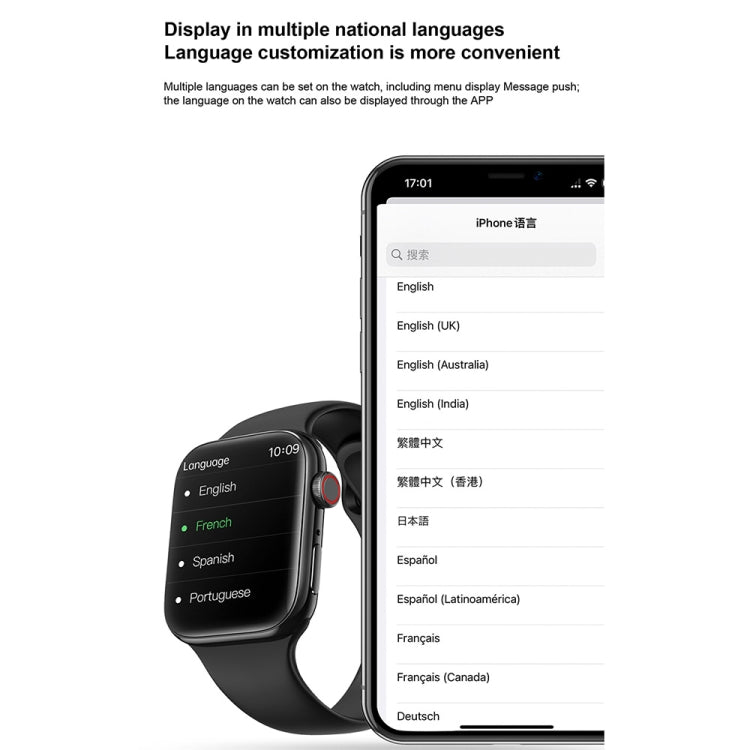 Relógio Inteligente Impermeável T900 PRO MAX L BIG com Ecrã Grande de 1,92 polegadas, Suporta Frequência Cardíaca / Pressão Arterial / Oxigénio / Múltiplos Modos Desportivos, T900 PRO MAX L BIG