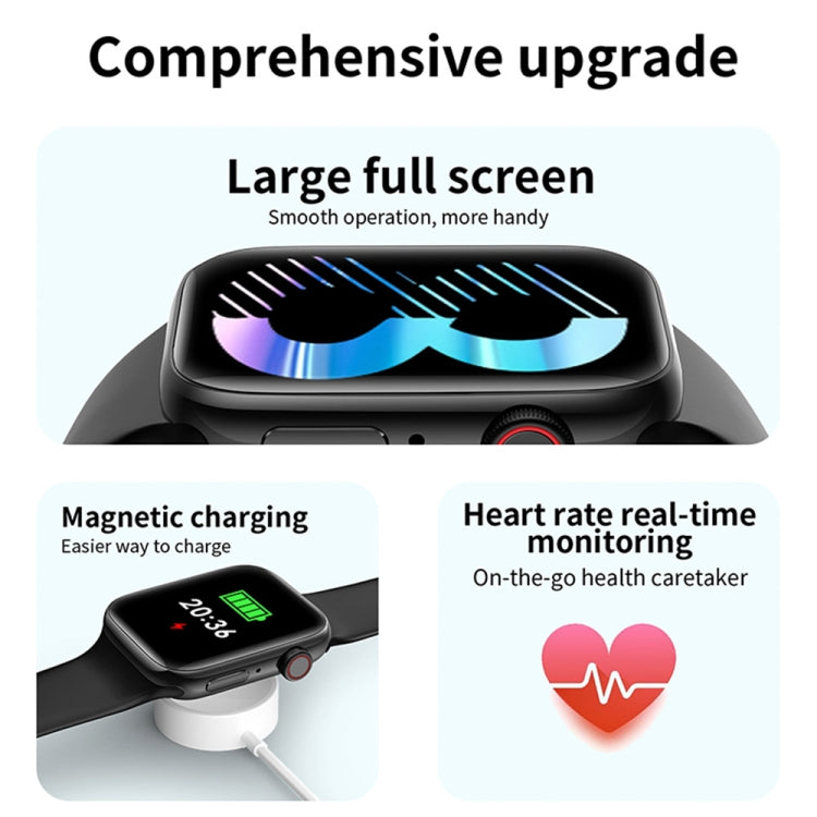 Relógio Inteligente Impermeável T900 PRO MAX L BIG com Ecrã Grande de 1,92 polegadas, Suporta Frequência Cardíaca / Pressão Arterial / Oxigénio / Múltiplos Modos Desportivos, T900 PRO MAX L BIG