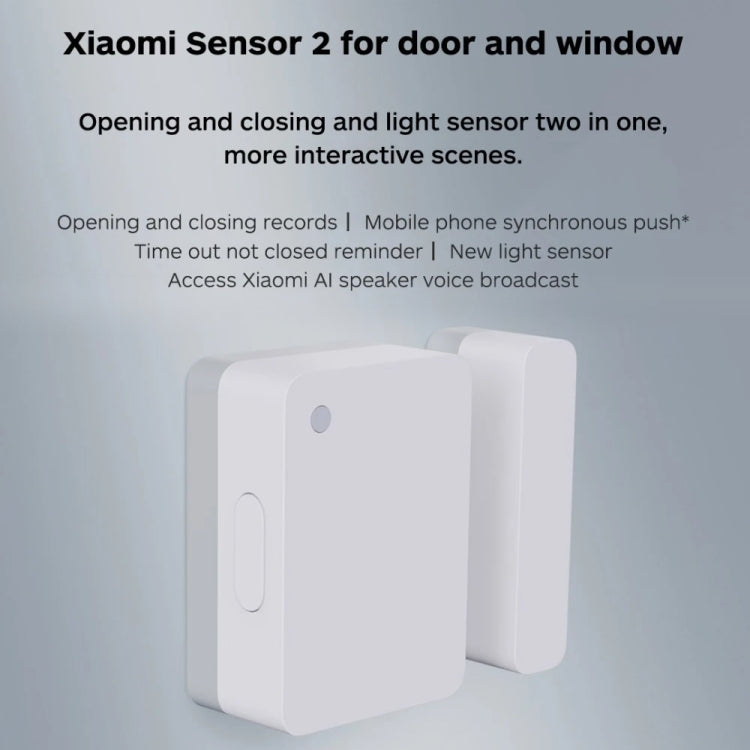 Sensor Inteligente Mini Original Xiaomi para Porta e Janela para Dispositivos da Xiaomi Smart Home Suite, com Uso no Gateway Multifuncional Xiaomi (CA1001)