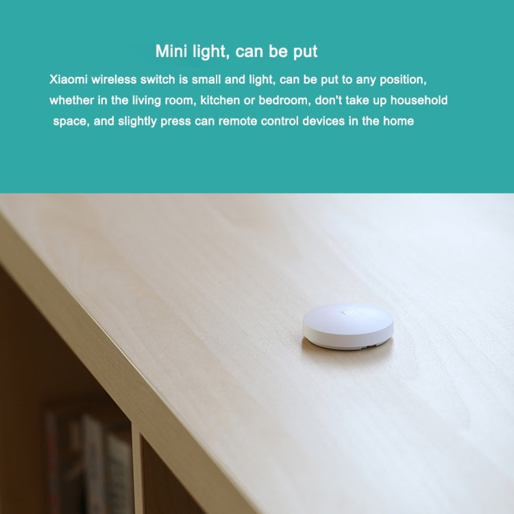 Interruptor Mini Inteligente Sem Fios Original Xiaomi Mijia para Dispositivos Xiaomi Smart Home Suite, com Utilização do Gateway Multifuncional Xiaomi (CA1001)