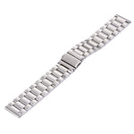 22mm Three Flat Buckle For Samsung Gear S2 Classic Smart Watch Butterfly Buckle 3 Beads Stainless Steel Watchband