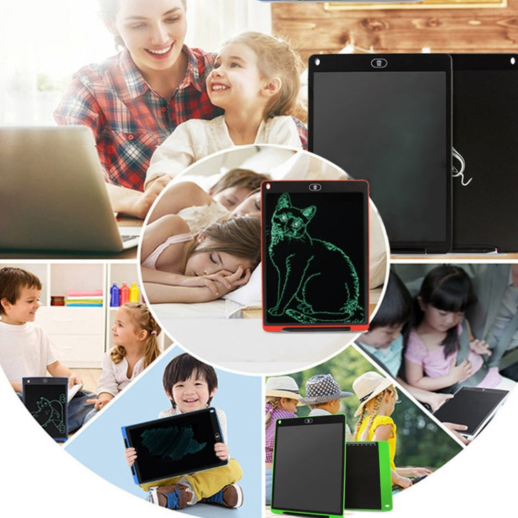 Tablet de Escrita LCD Portátil de 12 polegadas, Desenho, Grafite Eletrónico, Prancheta de Escrita Manual, Quadro de Mensagens Gráficas, Papel de Rascunho com Caneta de Escrita, 12 polegadas Preto