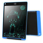 Tablet de Escrita LCD Portátil de 12 polegadas, Desenho, Grafite Eletrónico, Prancheta de Escrita Manual, Quadro de Mensagens Gráficas, Papel de Rascunho com Caneta de Escrita, 12 polegadas Preto