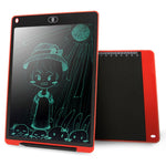 Tablet de Escrita LCD Portátil de 12 polegadas, Desenho, Grafite Eletrónico, Prancheta de Escrita Manual, Quadro de Mensagens Gráficas, Papel de Rascunho com Caneta de Escrita, 12 polegadas Preto