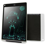 Tablet de Escrita LCD Portátil de 12 polegadas, Desenho, Grafite Eletrónico, Prancheta de Escrita Manual, Quadro de Mensagens Gráficas, Papel de Rascunho com Caneta de Escrita, 12 polegadas Preto